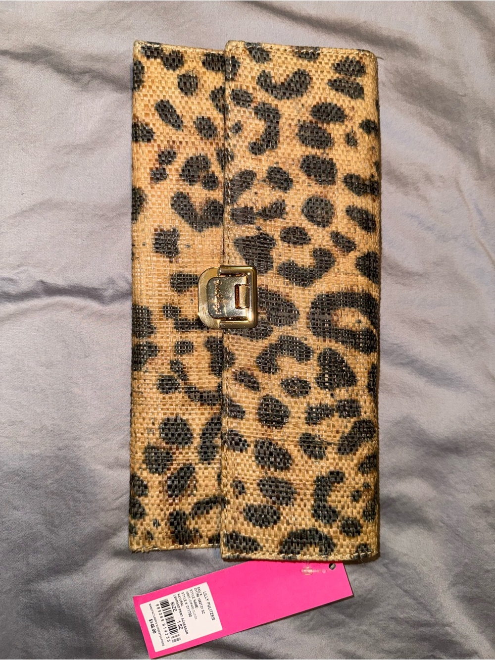 Lilly Pulitzer Abbot Leopard Clutch
